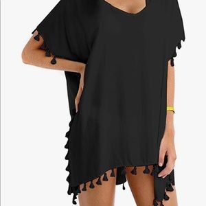 Black bathing suit cover up. Never worn.
